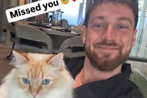 Sam Thompson reveals he’s co-parenting cats he shared with ex Zara McDermott – after ‘growing close to’ Netflix star