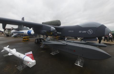Watch terrifying vision of secret Chinese drone mothership that launches AI killer swarms – as it takes to skies in days