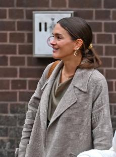 Alexandra Saper outside Portsmouth Crown Court.