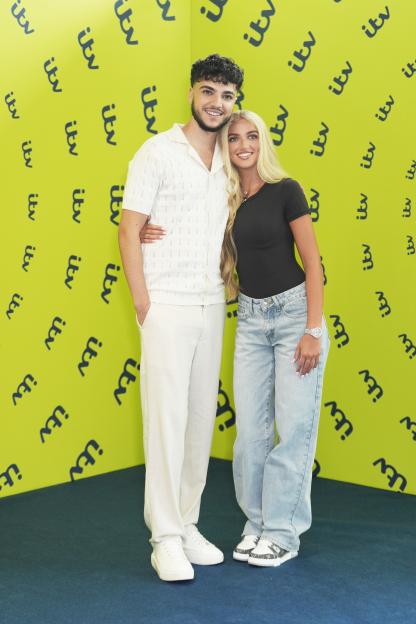 Junior and Princess Andre at an ITV press launch.