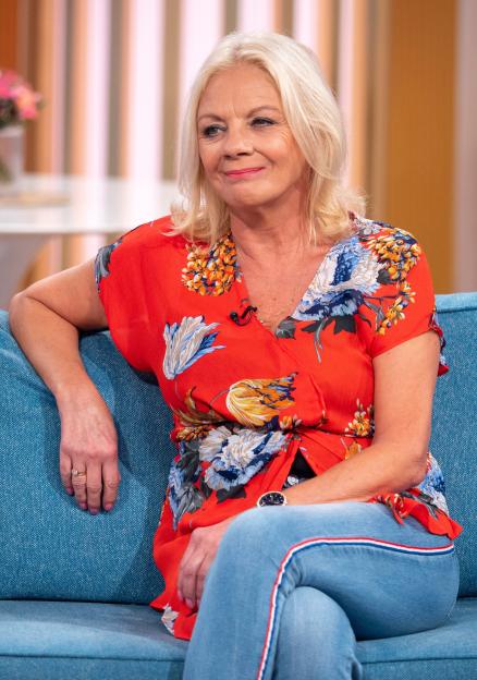 Gail Waring on the "This Morning" TV show.