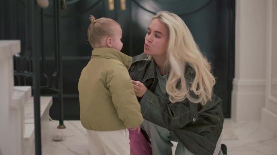 Molly-Mae with her daughter.