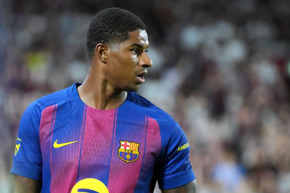 Marcus Rashford of FC Barcelona in a preseason friendly.