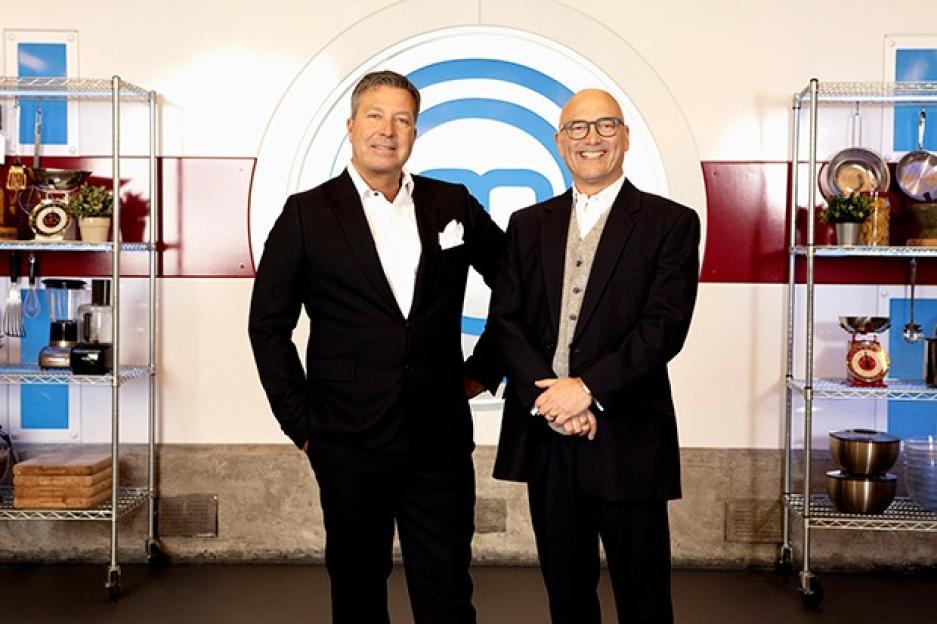 John Torode and Gregg Wallace, Masterchef judges.