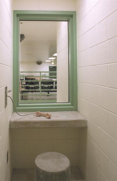Phone in ADX Florence Supermax prison cell.