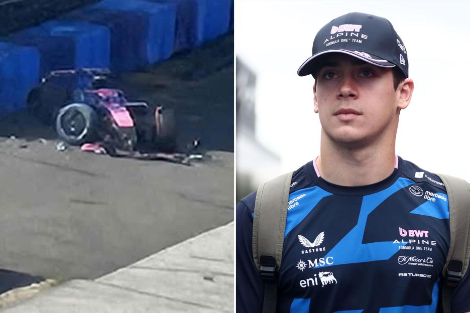 F1 team forced to release statement after star rushed to medical centre after suffering horror crash in modified car