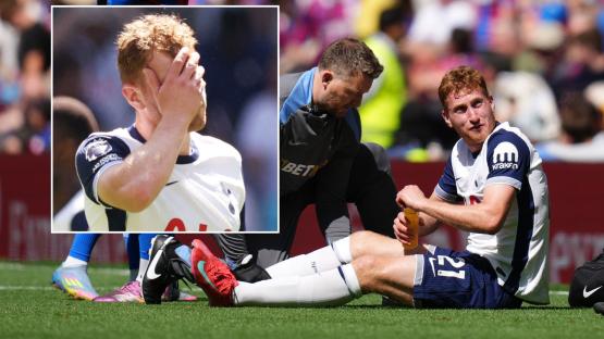 Huge Tottenham blow as Dejan Kulusevski forced off injured with James Maddison already out of Europa League final