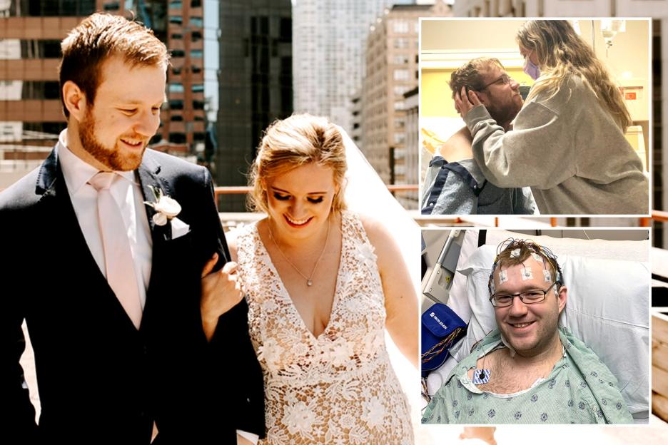 My husband of 5 months went to bed with a headache and woke up having a seizure – doctors gave him 5% chance of living