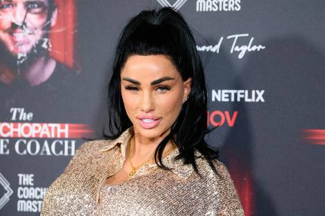 Katie Price at the premiere of the documentary