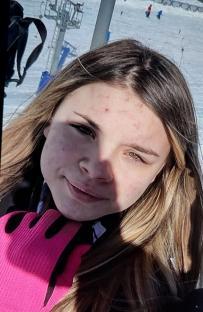 Photo of Cali, a missing 13-year-old girl.