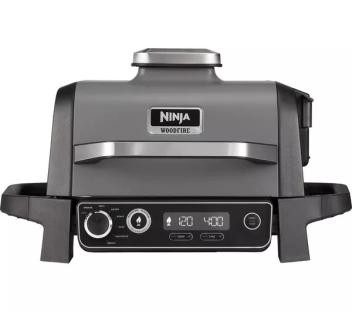 Ninja Woodfire OG701UK outdoor electric BBQ grill and smoker.