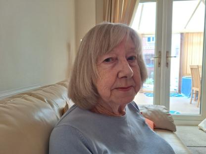 Portrait of Muriel Middle.