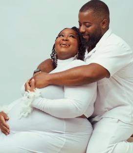 It’s a Boy! Dami Elebe and Emeka Emodi Are Officially Mum & Dad