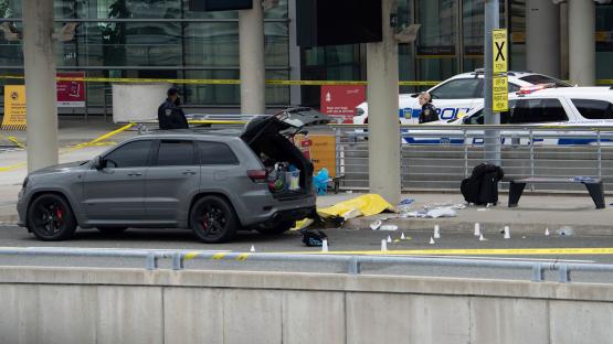 Man shot at Toronto Pearson airport with major terminal shut down during peak travel time & flyers warned of mass delays