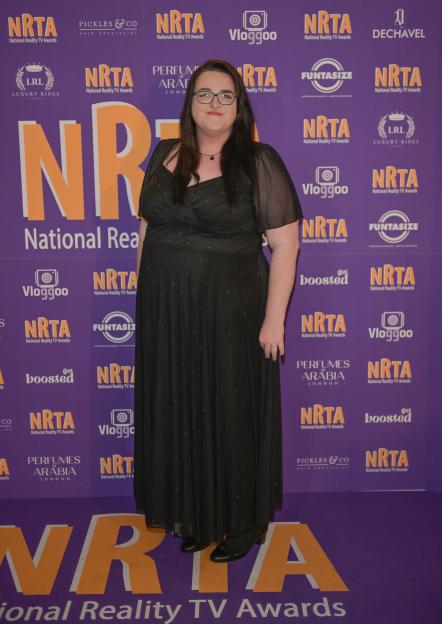Woman at the National Reality TV Awards.