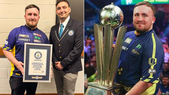 Luke Littler handed three Guinness World Records crowns as 18-year-old darts sensation picks up another accolade