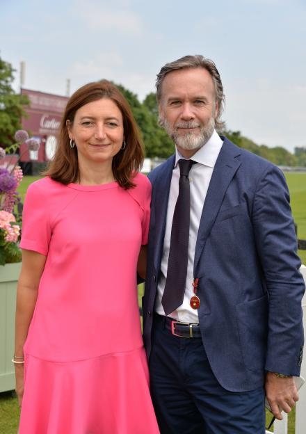 Marcus and Jane Wareing at the Cartier Queen's Cup Polo Final.