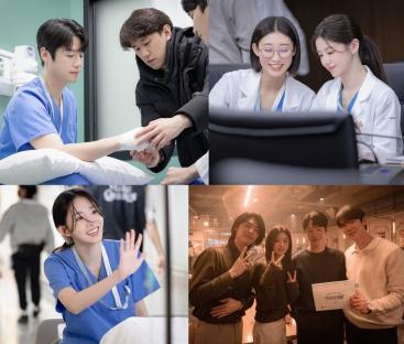“Resident Playbook” Cast Warms Hearts Behind The Scenes With Special Cameos From “Hospital Playlist” Stars 9