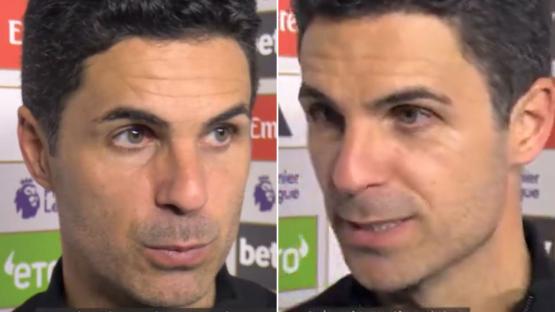 ‘I already mentioned that twice’ – Mikel Arteta takes issue with reporter’s question as Arsenal title hopes all but end