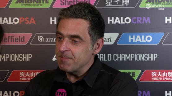 Ronnie O'Sullivan in a post-match interview.