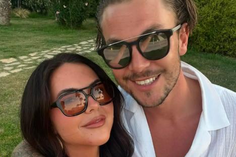 Towie’s Shelby Tribble shares first photo of newborn baby son together with his brother after welcoming baby number two