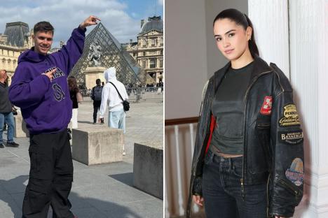Kim Turnbull puts on brave face as she returns to work while Romeo jets to Paris with his mates amid family feud