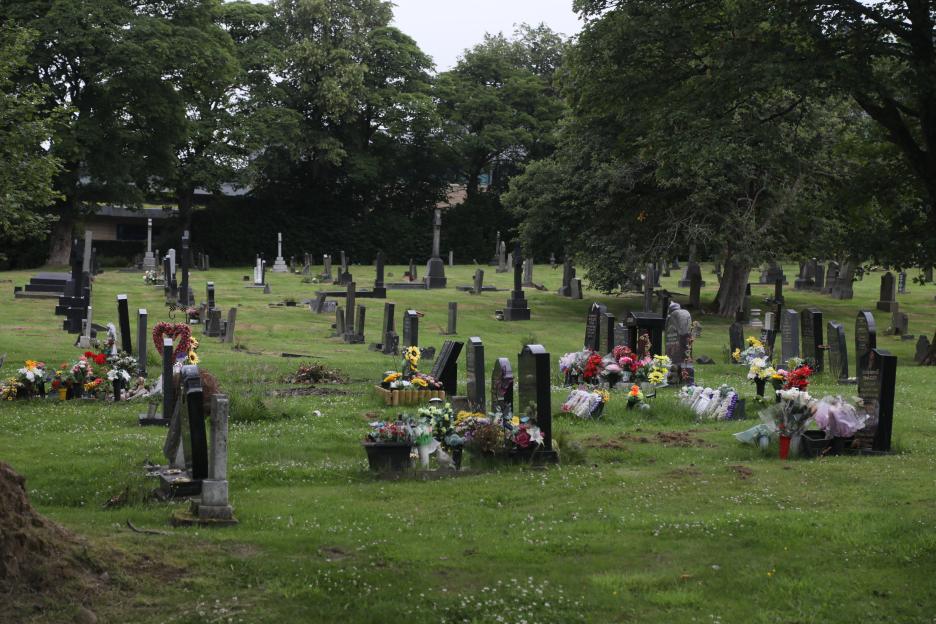 Heartbroken family of boy, 4, killed when gravestone crushed him return to scene 