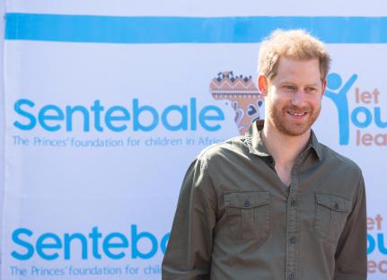 Prince Harry at a Sentebale event.