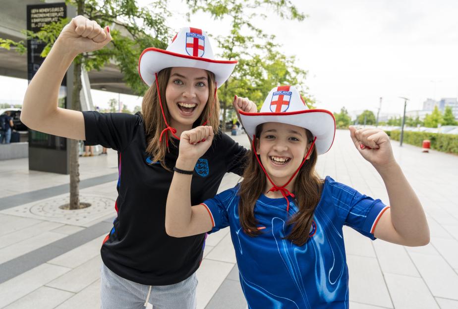 Lionesses’ fans flock to Basel to cheer on team in Euros final – as pubs prepare for bumper day