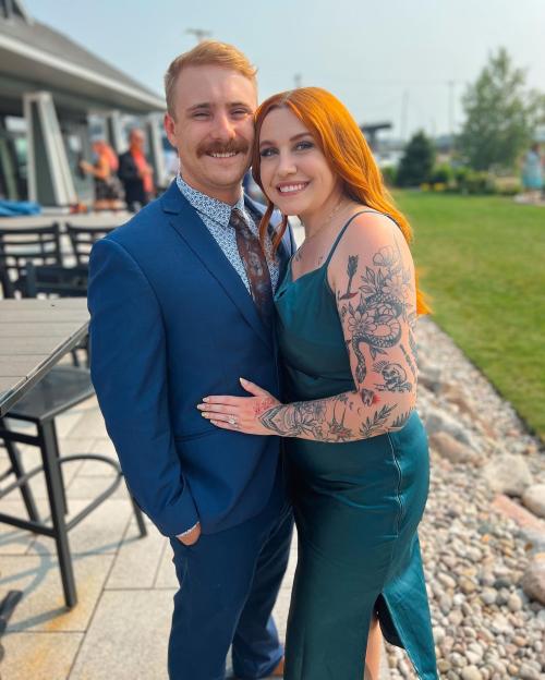 Kelly and Benjamin Stech, a married couple.