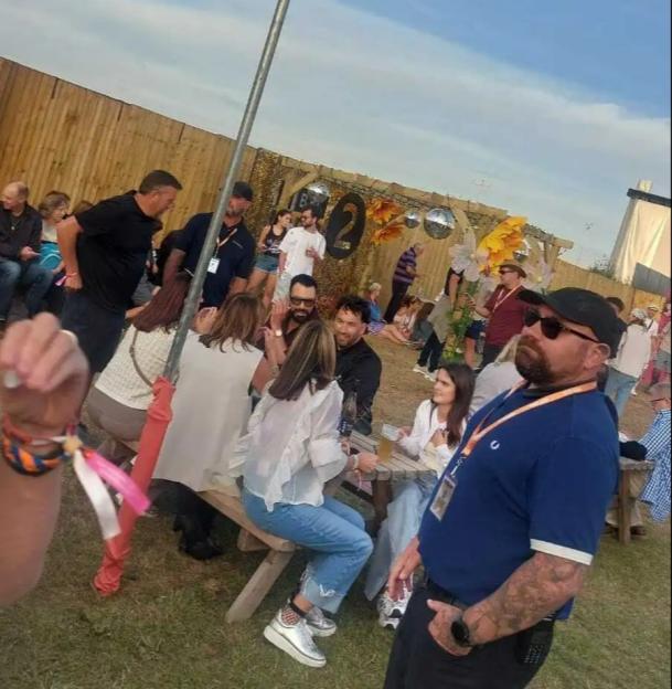 Rylan Clark cosies up to funfair worker boyfriend at Radio 2 In The Park’s VIP area as they’re joined by his mum Linda