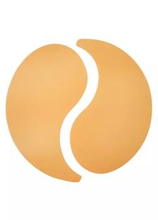 Pair of peach-colored under-eye patches.