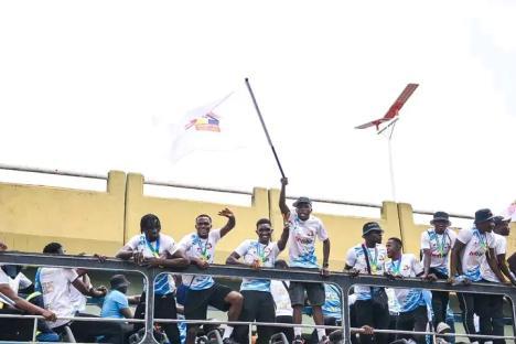 NPFL: Remo Stars hold title parade in Ikenne 3