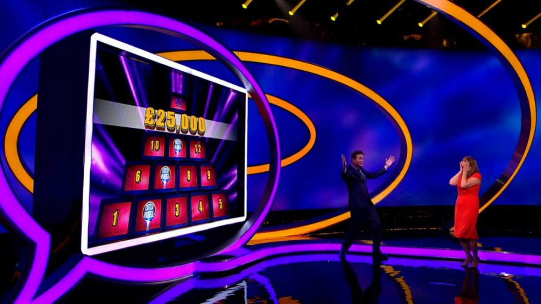 A Catchphrase contestant misses out on the £50k jackpot.