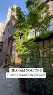 Graham Norton's historic townhouse for sale.