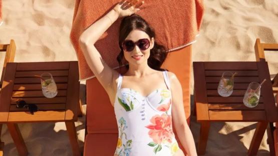 Sophie Ellis-Bextor shows off stunning legs as she soaks up the sun in swimsuit for ad campaign