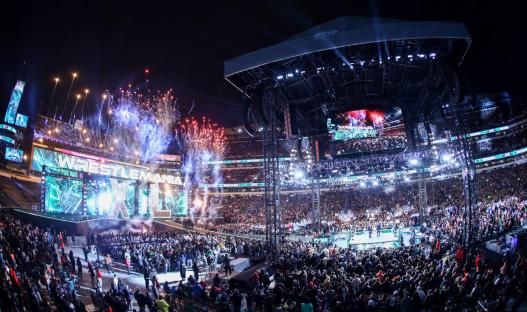 PHILADELPHIA, PENNSYLVANIA - APRIL 06: General view of WrestleMania 40 at Lincoln Financial Field on April 6, 2024 in Philadelphia, Pennsylvania. (Photo by WWE/Getty Images)