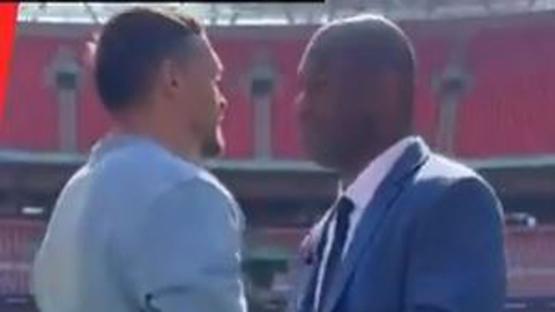 Moment Daniel Dubois FLINCHES after tiny feint from Oleksandr Usyk has fans convinced they already know who wins