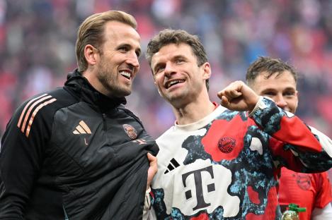 Bayern Munich cause fury with club to celebrate Harry Kane’s first trophy in ‘ugly as hell’ new kit