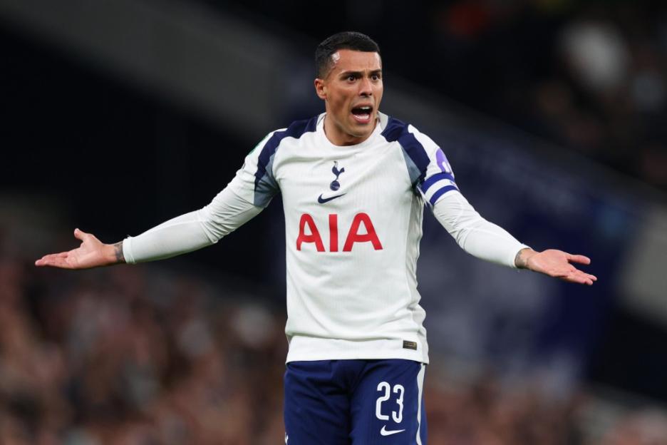 LONDON, ENGLAND - SEPTEMBER 24: Pedro Porro of Tottenham Hotspur during the Carabao Cup Third Round match between Tottenham Hotspur and Doncaster Rovers at Tottenham Hotspur Stadium on September 24, 2025 in London, England. (Photo by Marc Atkins/Getty Images)
