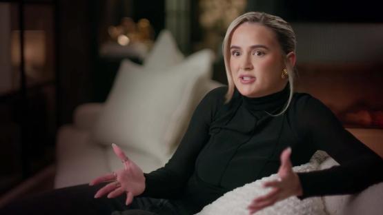 Molly-Mae Hague discussing her 2024 experiences in a documentary.