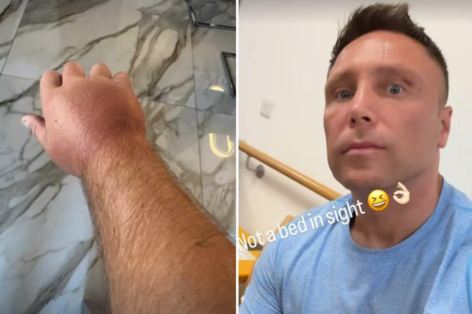 Gerwyn Price, 40, issues worrying health update with hospital photo after being forced to withdraw from tournament