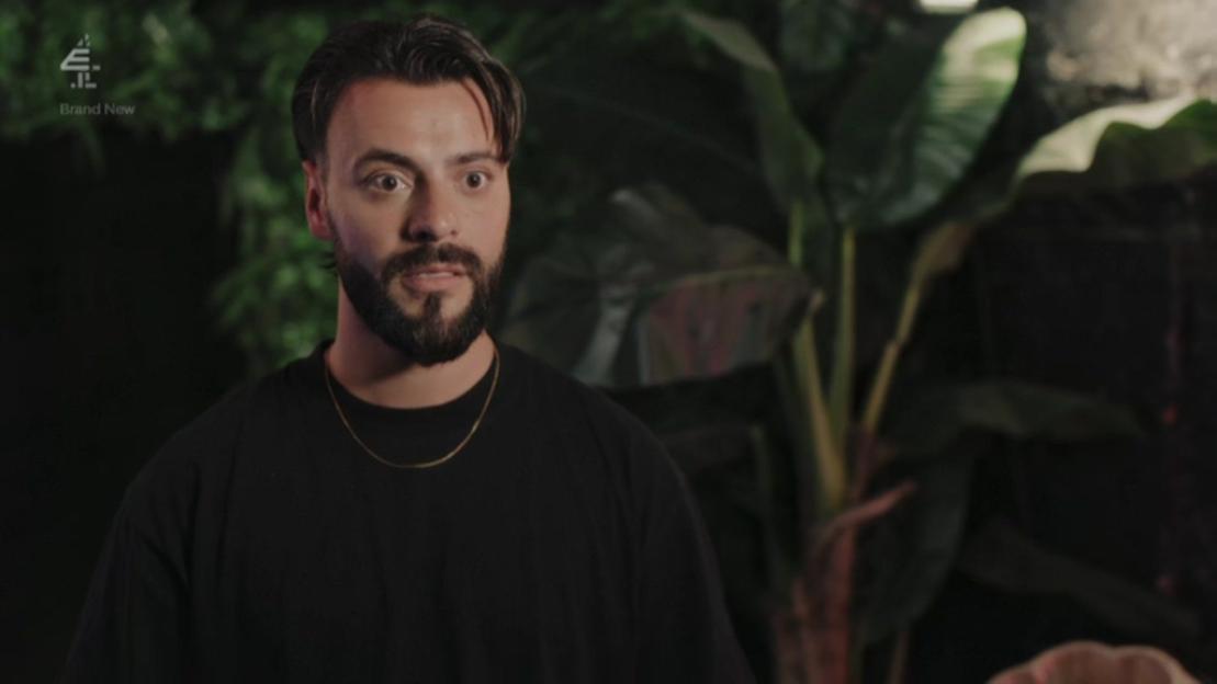 Davide during an on-screen argument.