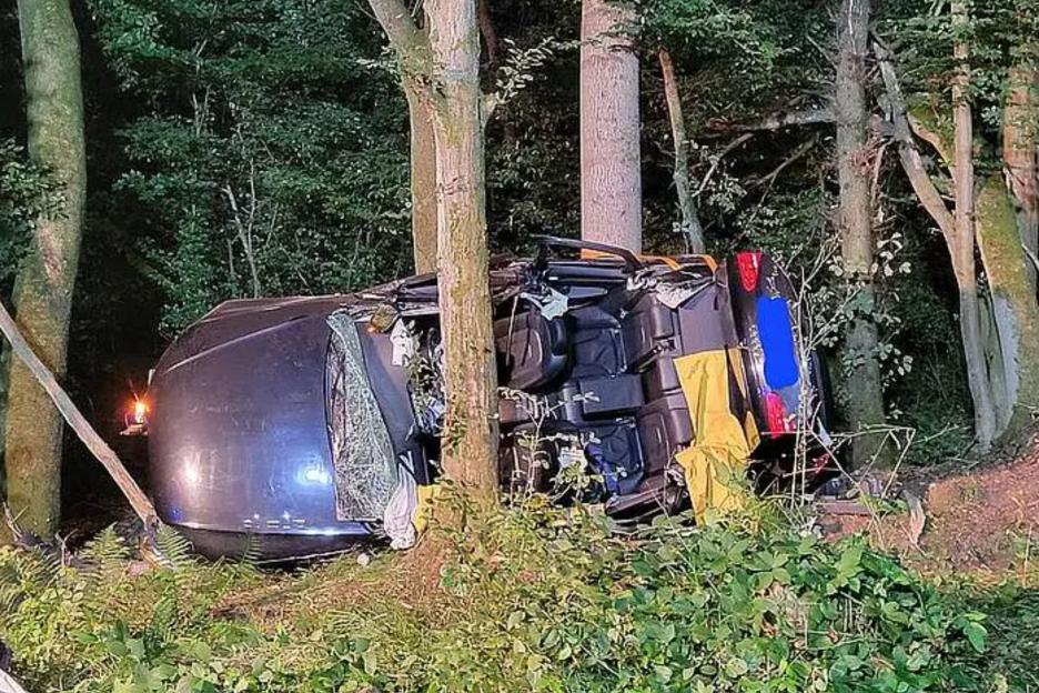 Tragedy as two married couples killed after British car ‘veers off road’ and crashes in Germany