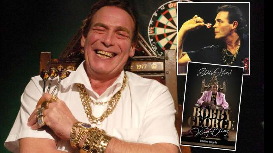 Darts legend Bobby George who broke his back celebrating on live TV reveals he keeps amputated toe in a bottle of vodka