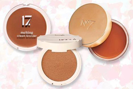 Three cream bronzers.