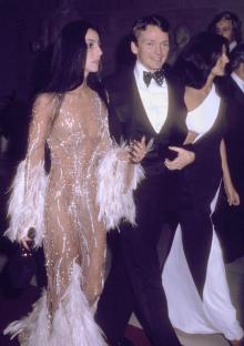 Cher, Bob Mackie, and Paulette Betts at the Metropolitan Museum of Art's Costume Institute Gala.