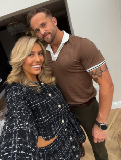 Selfie of a couple.