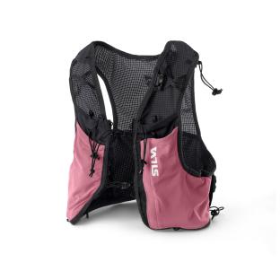 Pink and black running vest.