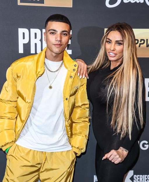 Junior Andre and Katie Price at the KSI vs FaZe Temperrr fight.